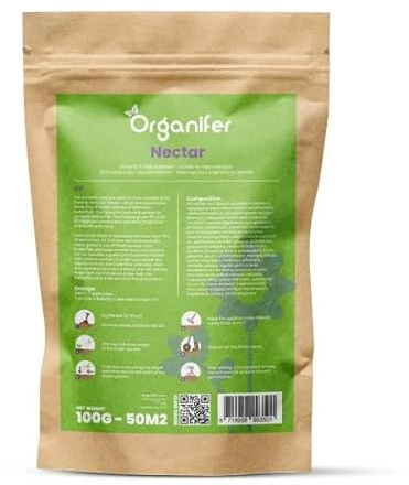 Mélange De Fleurs Pour Papillons Et Abeilles - 100 g - 50 m2-40 Variétés - Attire Les Abeilles Et Les Papillons - Faible Entretien - Pour Plus De Biodiversité - Graines Sans Ogm - Organifer