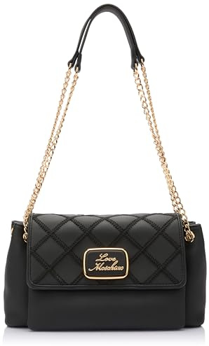 Love Moschino, BORSA A SPALLA Donna, Nero, Taglia unica