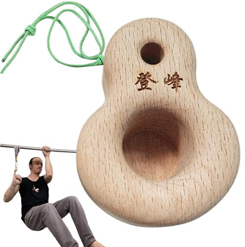 Generisch Klettern Hangboard, Fingerboard Klettern - Tragbares Hangboard aus - Türkletterbrett aus, Handstärkungsgerät zum Trainieren von Finger, Griff und Hochziehen