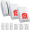 Reusable Vacuum Bag Compatible with Miele FJM Compact C1 C2 Complete C1/ S241/ S290/ S300i/ S500/ S700/ S4/ S6 Canister Vacuum Cleaner, 3 Dust Bag, 3 Motor Protection Filters and 3 Eexhaust Filters