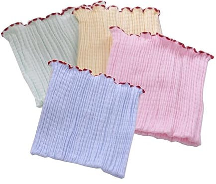 Vaguelly 4stücke Bauchgurt Für Neugeborene Nabelschutz Aus Baumwolle Bauchband Zufällige Farbe