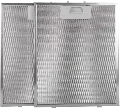 Anakel Home Pack 2 Recambios de Filtro de Campana Extractora 81460133 compatibles con Teka DBB60 | Medidas 34,4x27,5 IMPORTANTE MEDIR LOS FILTROS | Color plateado