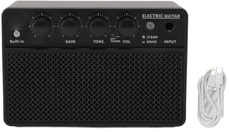 Haofy Amplificatore di Bassi Portatili 10w Subwoofer Amplificatore di Chitarra Wireless per di Bassiali per Altoparlanti per Chitarra