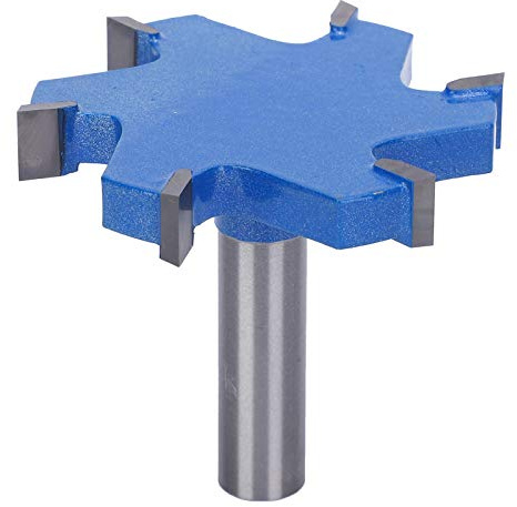 6 T Type Slotting Cutter Router Bit 12mm Shank Portable Woodworking Tool Industrial Grade Milling Cutter for Wood Grooving and Slotting Durable YG8 Alloy Carbon Steel