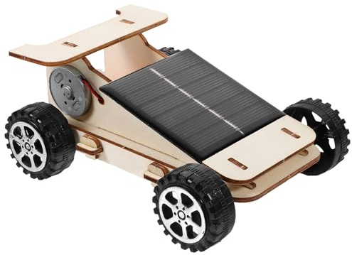 Veemoon Kit Solar Educativo de Coche Modelo DIY, Vehículo de Energía Solar Piezas Resistentes, Juguete Científico de Ensamblaje para Experimentos Escolares y Aprendizaje Stem