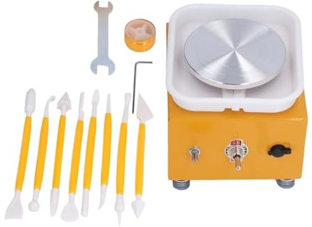 Keramikhjul Mini Vattenbassäng Miniatyr Barn Undervisning Keramik Konst Maskin Embryo Ritning HöG Stabilitet Flexibel Hastighet