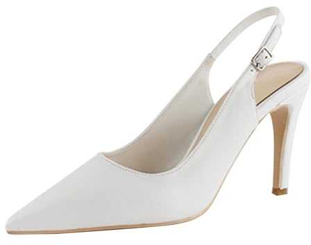 Pumps dam stiletto, skor med klack för kvinnor sexiga höga klackar eleganta slingpumps lack affärsskor bröllop kväll damskor med klack Slingback högklackade skor latin dansskor