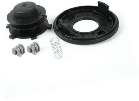 For testina del decespugliatore e kit di copertura for Stihl 25-2 FS 44 55 56 70 80 83 85 90 RX110 120 130 Tagliabordi, testina con cappuccio e molla(1 Set)