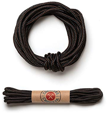 Cobbler's Choice Co. Finest Quality Kevlar Boot Laces - For Work, Hiking, and Casual Boots, Ultra-Durable, Heavy Duty, Weather Resistant, and Long Lasting (57, Brown)