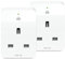 Tapo Kasa Mini Smart Plug, Wi-Fi Outlet, Works with Amazon Alexa (Echo and Echo Dot), Google Home and Samsung SmartThings, Wireless Smart Socket (KP105P2), Certified for Humans Device, Pack of 2