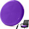 Kinder Erwachsene Balancekissen Ballsitzkissen mit Luftpumpe, Durchmesser 33cm Balance Training Yoga Matte Massage Board Physiokissen für Core, Koordination, Fitness Rückentraining Pad (Lila)