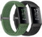 Bcuckood Braided Watch Straps Compatible with Fitbit Charge 4/Charge 3/Charge 3 SE, Adjustable Stretchy Nylon Solo Loop Woven Replacement Wristbands for Fitbit Charge 4/Charge 3 for Women Men