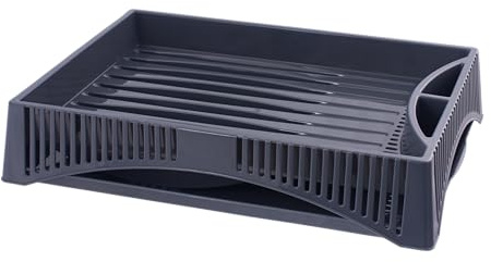 BranQ Home essential ELBA Abtropfkorb in Anthrazit, BPA-freie