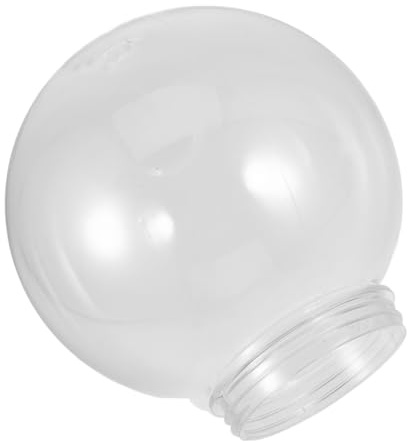 KOCKSHION Pantalla de Lámpara Acrílica Transparente Esférica para Exteriores para Luz y Decoración de Alta Instalación Diseño Duradero