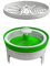 Bonomini - Valve / Clapet Anti Retour Anti Odeur Mécanique en Silicone Anti Odeur - Pour Tuyaux de Douche de 75 à 80 MM - Gris/Vert