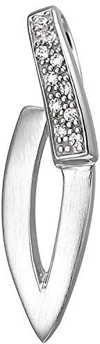 Jobo Damen-Anhänger aus 925 Sterling Silber mit 10 Zirkonia