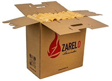 Zarelo Jumbo Grill- und Kaminanzünder, Feueranzünder, Grillanzünder mit Sauerstoffzugloch im Koffer 80 Stück