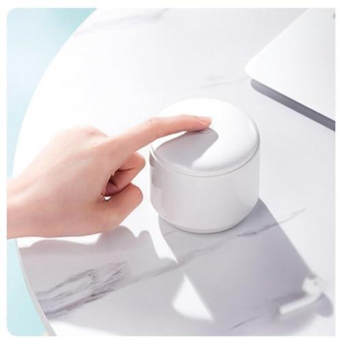 MWSHIYUQING Rimuovi Tartaro Denti Ultrasuoni 49khz Ultrasonic Jewelry Dentures Cleaner, Vaschetta Ultrasuoni, 120ml Portatile Denture Cleansers Uso Domestico