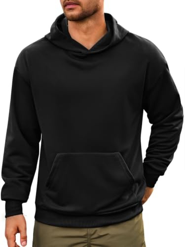 Runcati Uomo Felpa con Cappuccio Manica Lunga | Felpa con Cappuccio, Tasca a Marsupio, Vestibilità Regolare, Leggerezza, Stile Sportivo, Look Casual, Capo Basic