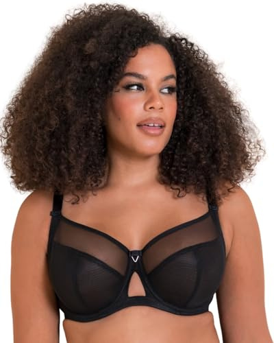 Curvy Kate Femme Victory Soutien-gorge Balconnet Soutien gorge de tous les jours, Noir, 95K EU