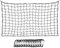 BTSKY 120x182cm to 244x366cm Heavy Duty Bungee Cargo Net with 16 Metal D Clip Carabiners and Tote - Large Capacity Roof Car Trunk Mesh, Travel Luggage Rack Elasticity Roof Luggage Carrier