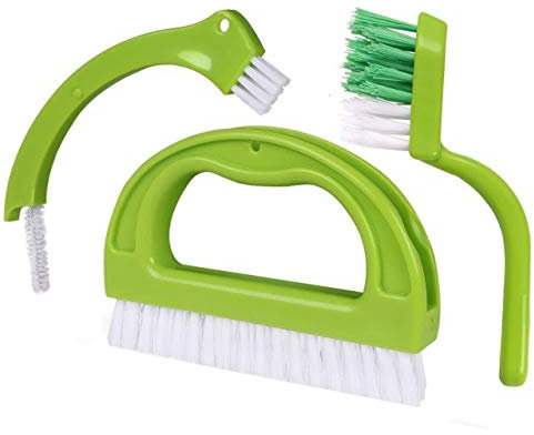 ebuyerfix® 3 in 1 - Grout Brush Tile Cleaner Brush, Joint Scrubber for Deep Cleaning, Scrubbing Grouting Products Perfect for Bathroom, Kitchen & Tile floor Cleaning