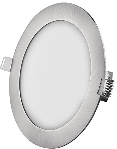 EMOS LED Panel 12,5 W, runde 1050 lm Einbauleuchte, Deckenleuchte inkl. LED-Treiber mit Durchmesser 17 cm, extra flach Einbautiefe 2,1 cm, 3 einstellbare Lichtfarben warmweiß-neutralweiß (3000-4000K)