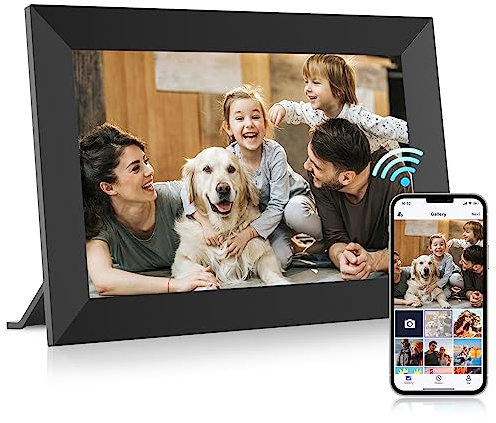 Uhale 32GB 10.1 Inch Digital Photo Frame Storage Wifi Electronic SD Card Slot Display Touch Display HD Automatic Rotation Presentation