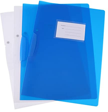 TEHAUX Taschenordner 4 Stück Mappe Ordner Plastikbinder Dokumentenhüllenhalter rosa Wandhaken langlebige Berichtshefter praktische Berichtshefter Spurstange Bindemittel Klebstoff a4