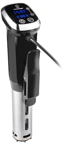 MisterChef Professional Precision 1200W Sous Vide+, Ultra Quite Immersion Circulator, Brushless Motor High Performance, Anti-rust, Energy Class A+++