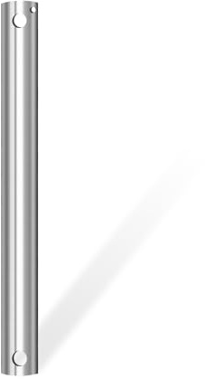 36-Inch Ceiling Fan Downrod with Extension Cord, 3-Foot Brushed Nickel Ceiling Fan Extension Rod, 1-Inch OD, Ceiling Downrod for Various Fans (Nickel, Unthreaded)