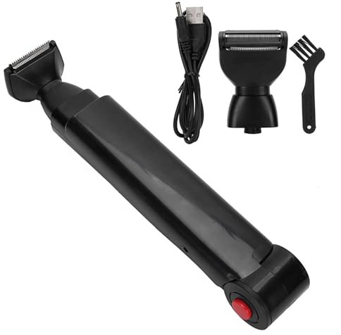 VBack Shaver Portable USB Rechargeable Ergonomic Handle Body Shaver