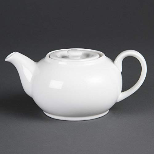 Package of: 4 White Teapots 426 ml Olympia