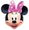 Verbetena Caretas Minnie Mouse Pink, Producto de Cartón, Paquete de 6, Color, 6 Unidad 1 (153537)