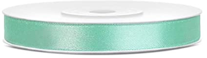 25 Meter Satinband Mintgrün 6mm hellgrünes Band Schleifenband Mint Dekoband grünes Geschenkband Band mint hellgrüne Schleife