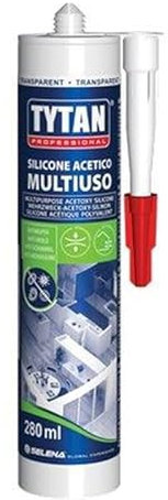 Silicone transparent acétique universel Tytan 1.0 280 ml