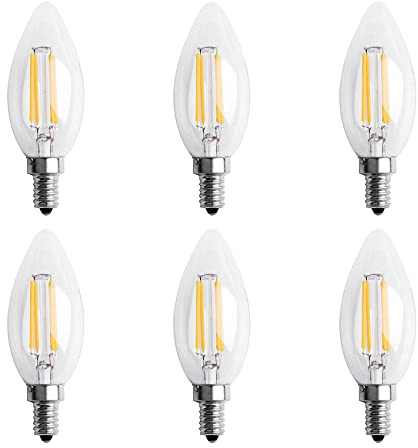 YUMIN 6X Lampadina Dimmerabile E12 4W COB A di A LED 10 x 3,5 cm