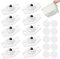 Self Adhesive Furniture Castors Universal - 20Pcs White Sticky Rotation Pulley Roller/ 360 Degree Free Rotation Appliance Rollers Mini Castors/Noiseless Stick On Swivel Casters Wheels for Cans Boxes