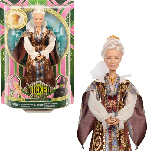 Mattel Wicked Movie Madame Morrible - Bambola alla moda della Shiz University Headmistress con costume rimovibile, da collezione