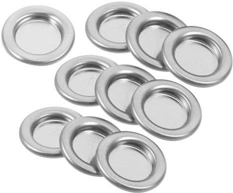 HYTROVE 10 Piezas Bandeja De Incienso De Metal Soporte para Cono De Incienso De Aleación De Aluminio para Oficina