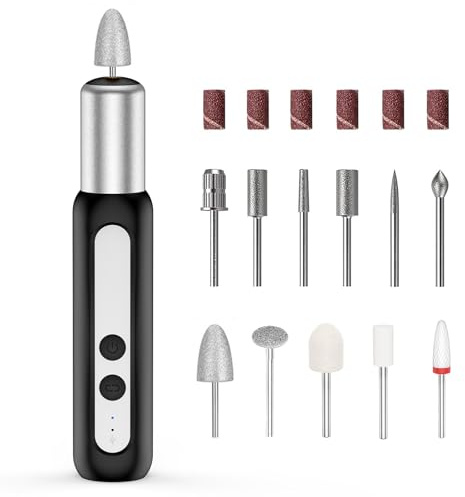 Ponceuse à ongles de type C Machine électrique pour ongles en acrylique Lime à ongles électrique portable Outil de polissage Manucure Pédicure pour salon à domicile beiyong2