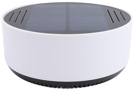 Acouto 10W Solen Powered Car Air Purifier Solenergi Luftrengöringsmedel för Bilar Filtrera Rök PM2.5 Luktborttagning med ABS -material för Fordons -RV -båt