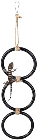 driattie Accessoires pour l'escalade des Serpents - Accessoires Anneaux De Liaison Fournitures,Anneau d'escalade pour Serpent | pour Reptiles Terrestres Arboricoles Intérieur Extérieur