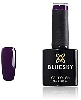 Bluesky Gel Nail Polish, Oblivion A067, Dark Purple, Long Lasting, Chip Resistant, 10 ml (Requires Drying Under UV LED Lamp)