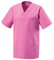 EXNER Medizinischer Schlupf-Kasack, OP-Kasack, Unisex, für Krankenpflege, Altenpflege, Farbe hot pink, Größe M