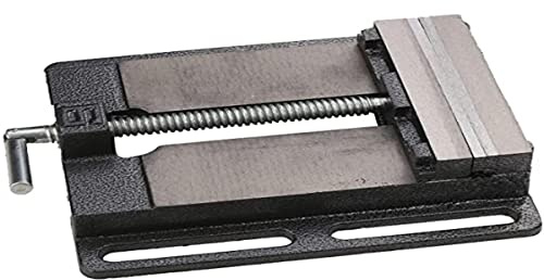 KS Tools 500.8457 - Tornillo de pared paralelo (150 mm, apertura de 120 mm, para taladro en columna 500.8454), color blanco