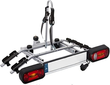 AHAKA Fahrradträger für Anhängerkupplung für 2 Räder - Quick Lock MODERN 13 PIN mit Schnellkupplung