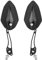 1 Paar Motorrad Rückspiegel, 8mm 10mm Universal Motorrad Roller Motorrad Rückspiegel Rückspiegel Seitenspiegel (Schwarz) Motorrad-Spiegel
