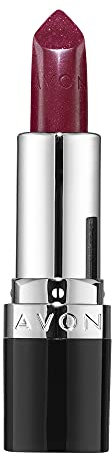 AVON Barra de Labios Ultra Shimmer Tono Rosy Lumos - Textura Cremosa con Pigmentos Perlados Reflectantes de la Luz - Con Vitamina E, Aceite de Aguacate y Aceite de Sésamo - SPF 15 - Color Granate