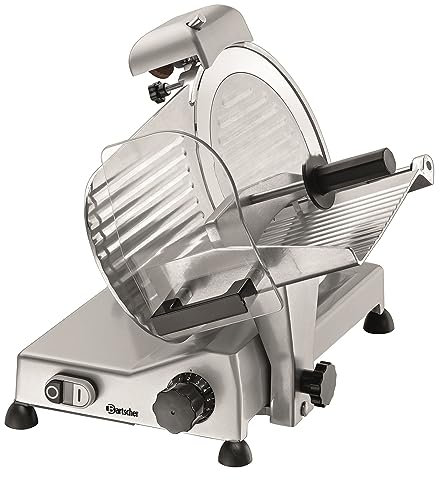 Bartscher Trancheuse Professionnelle à Jambon - Lame de 275 mm - Acier Inoxydable Argenté
